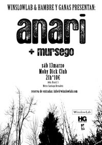 Cartel del concierto